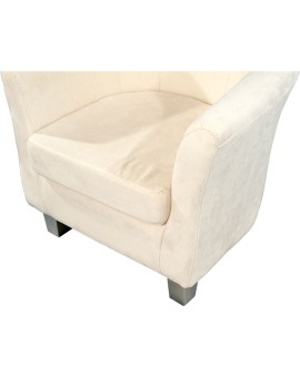 Fauteuil ivoire