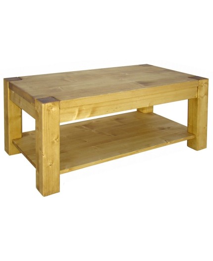 Table basse double plateau