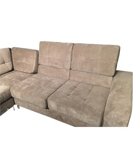 Sofa Express-Bett zweifarbig